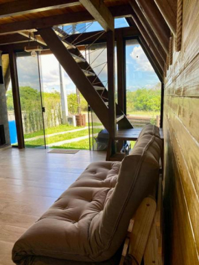 Nova cabana com jacuzzi perto do mar